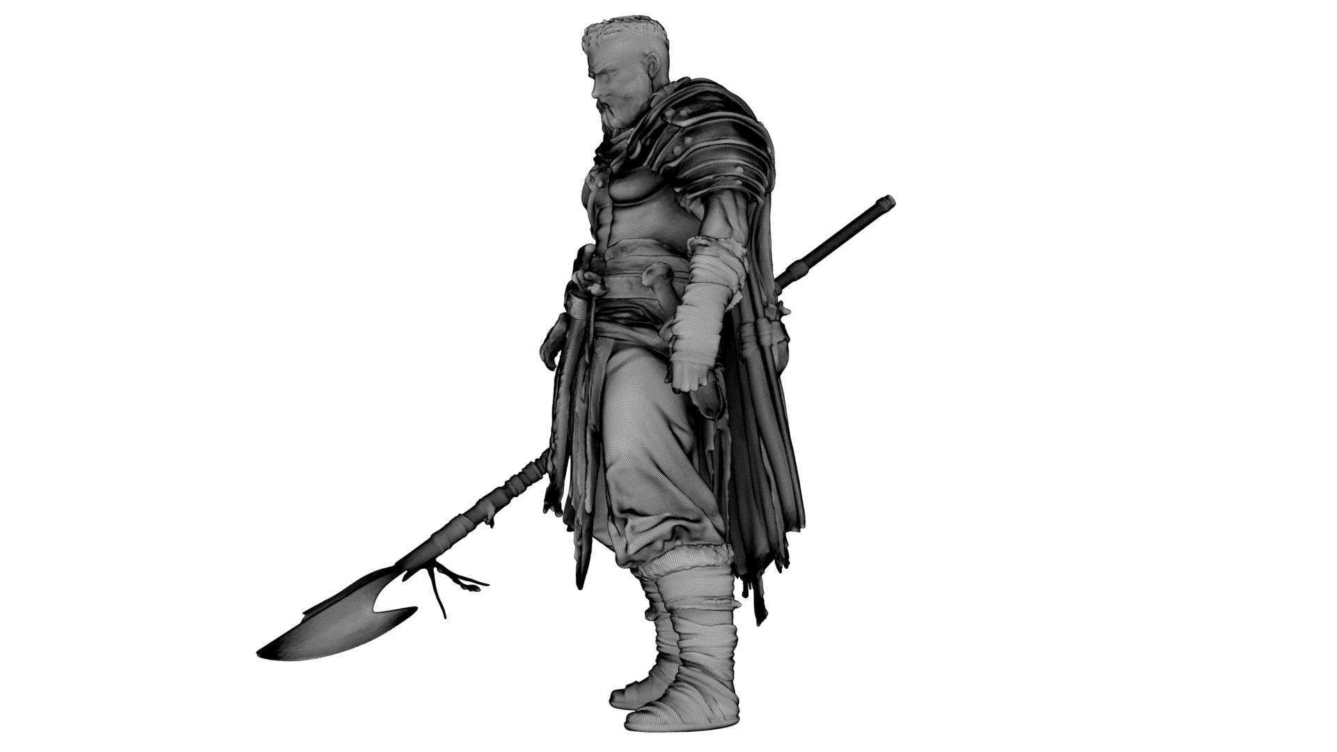 Wasteland Warrior 3d model