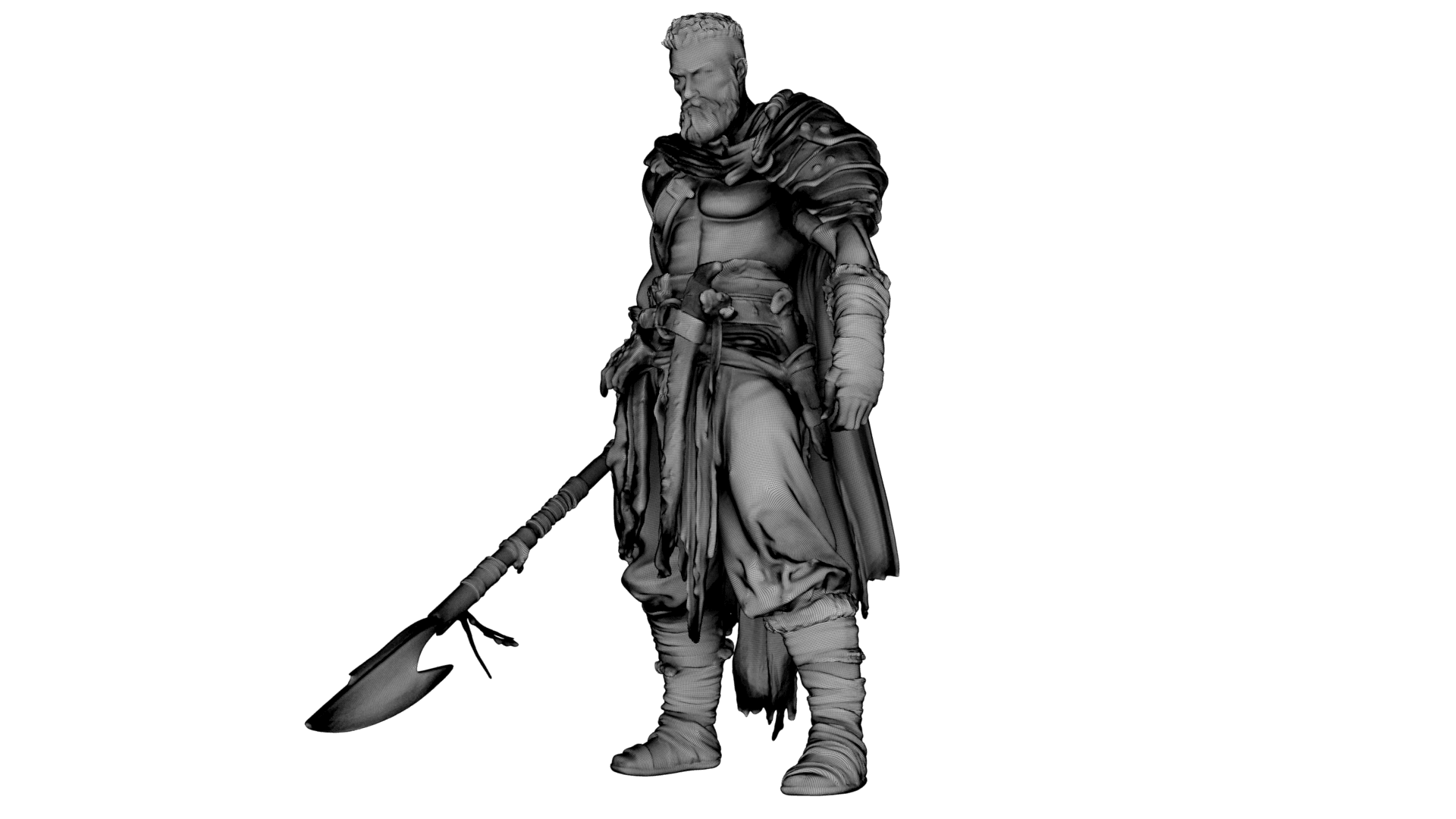 Wasteland Warrior 3d model