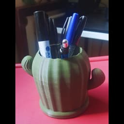 Cactus Penstand/Planter 3d model