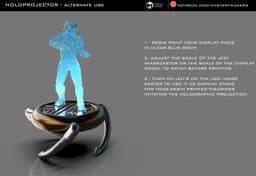 Jedi image caster 3d model