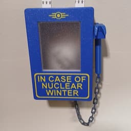 Fallout Emergency Break Glass Box 3d model