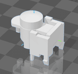 Roland GX-24 Control Panel Button 3d model