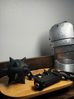 Mace and Chain Lighter Keeper
3d model