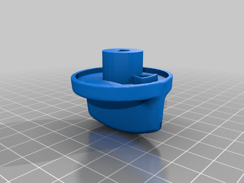 climate control knob 3d model