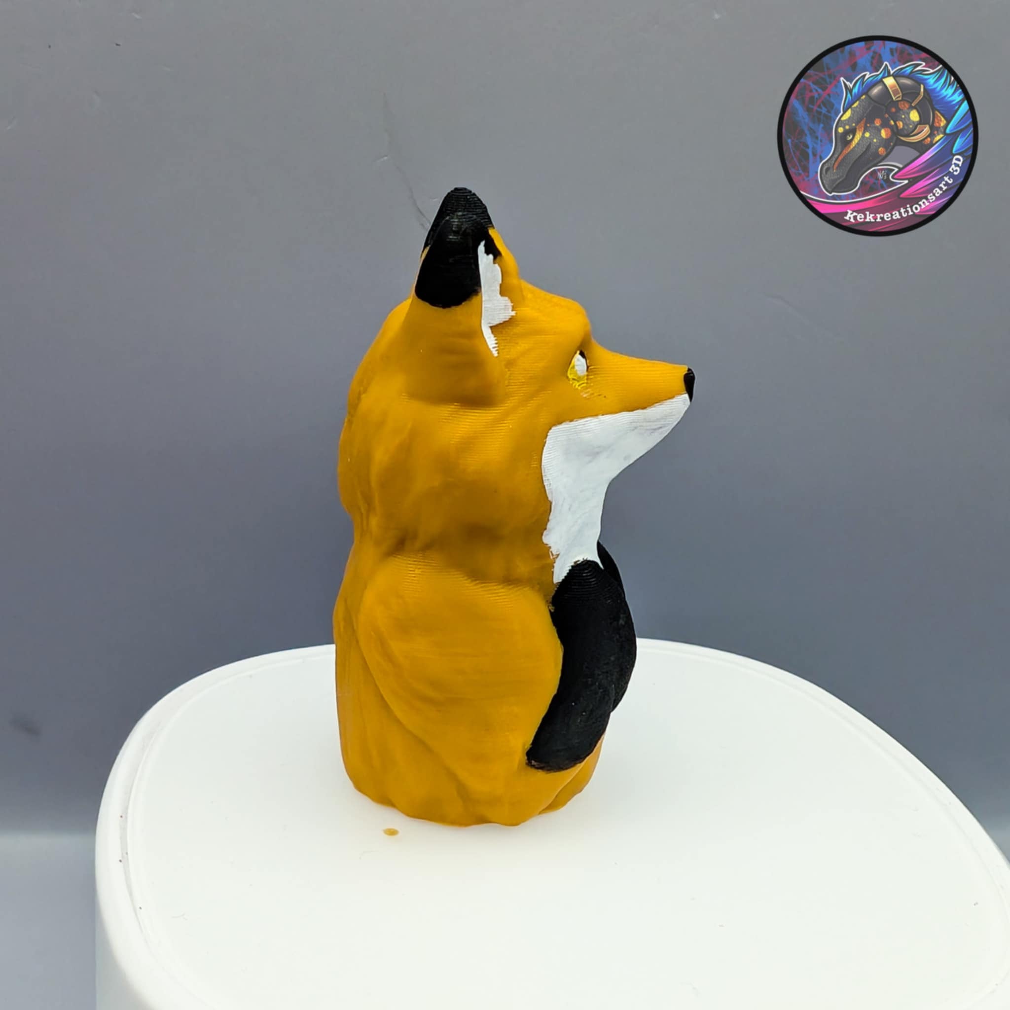 simple fox finger puppet 3d model