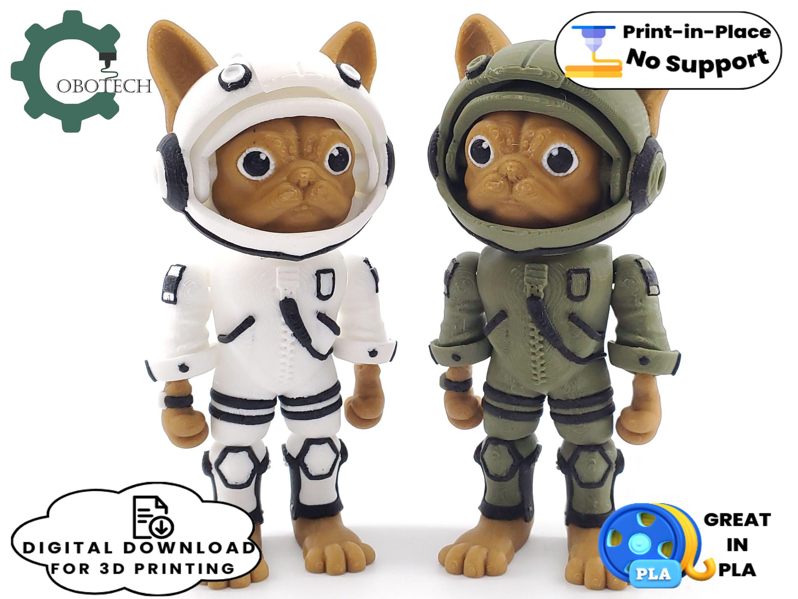 Cobotech Articulated Dog Astronaut 3d model