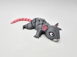 Hybrid Cute Flexi Mouse 3d model