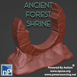 Ancient Forest Shrine 3d model