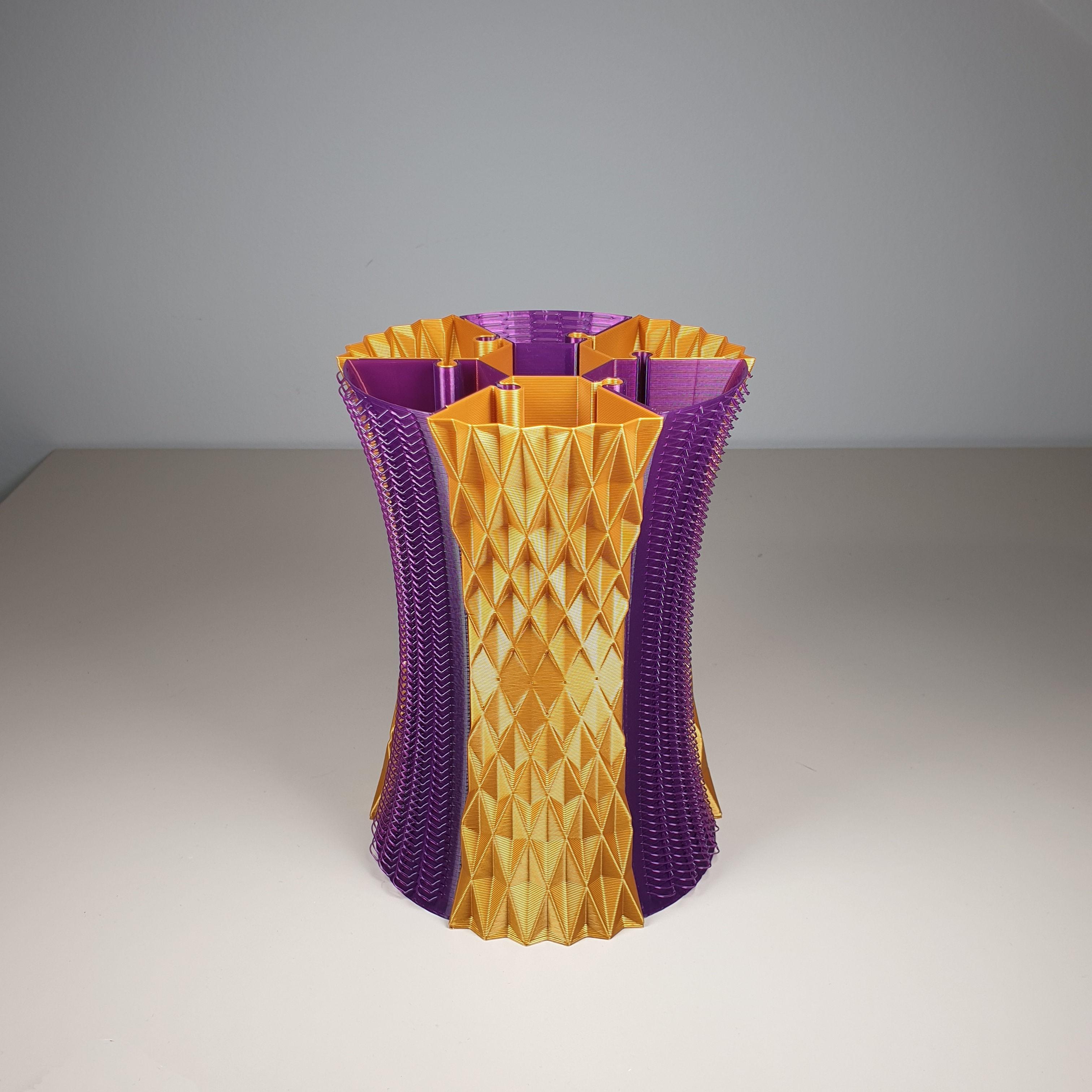 Jigsaw Vase 6 part Facets 3d model