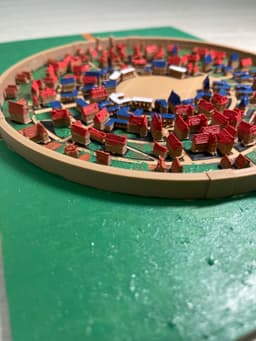 Medieval City Diorama 3d model