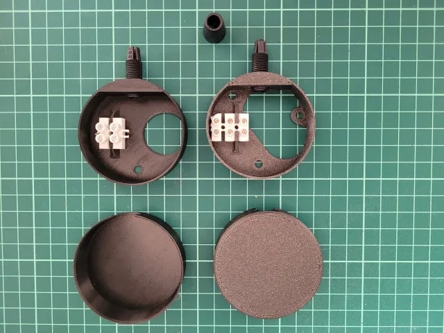 Retro Wall-mounted Junction Box 3d model