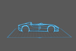Ferrari - Monza Wall Art 3d model