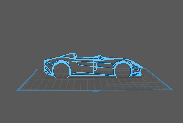 Ferrari - Monza Wall Art 3d model