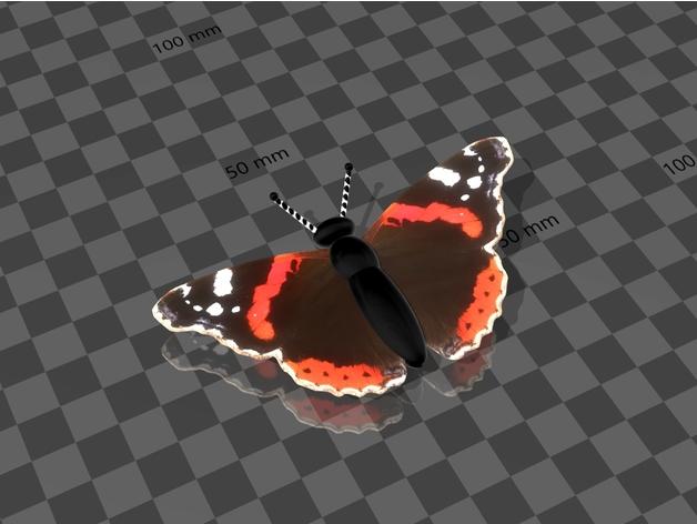 butterfly / schmetterling  3d model