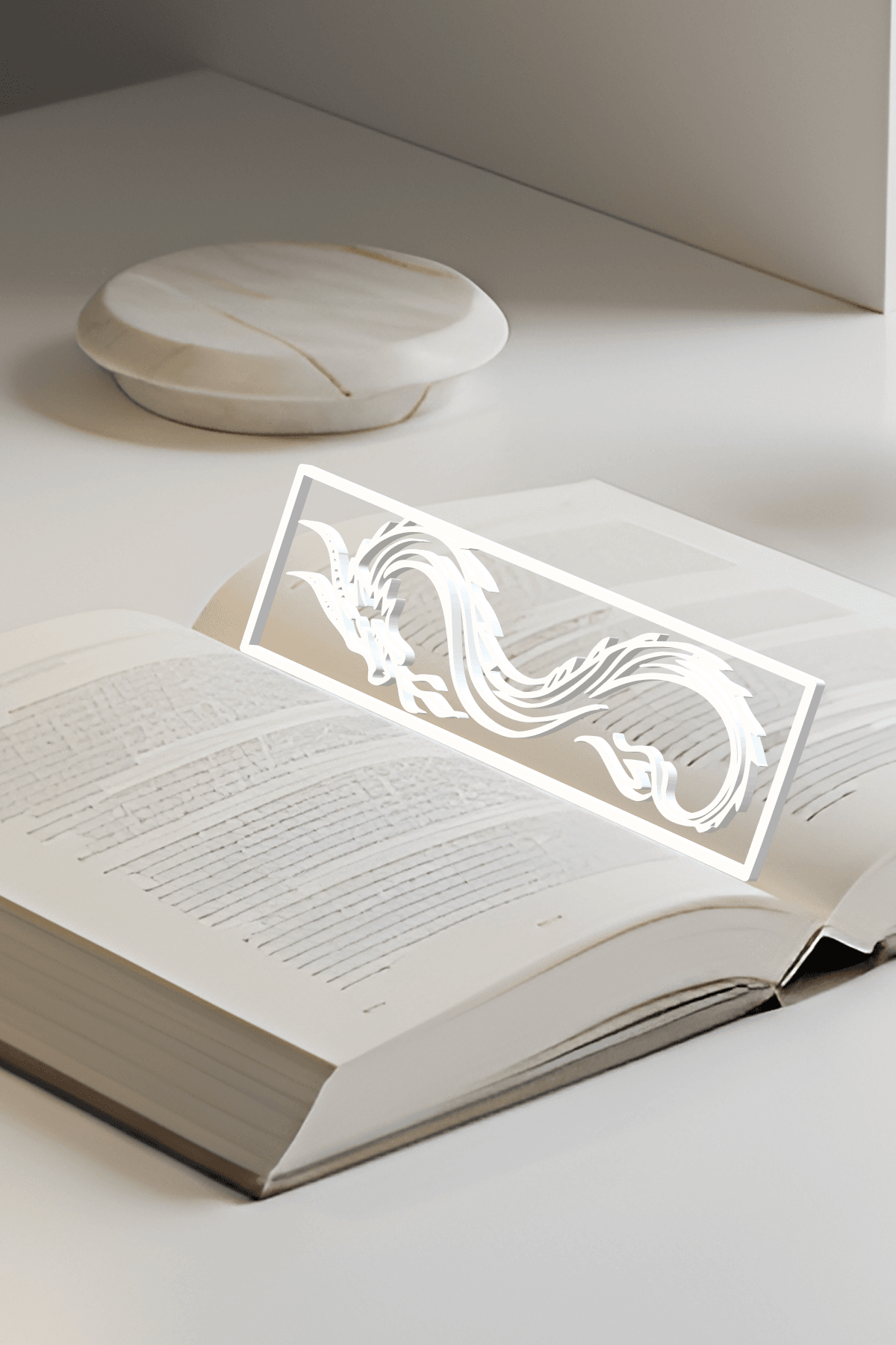 Dragon Bookmark, Gift Idea 3d model