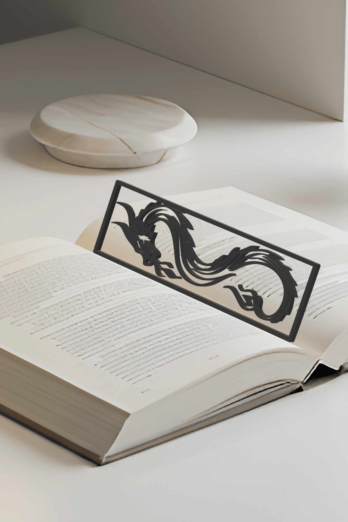 Dragon Bookmark, Gift Idea 3d model