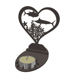 Candle Holder Decoration 3d model