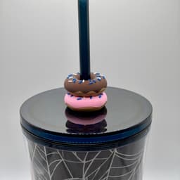Donut Straw Topper 3d model
