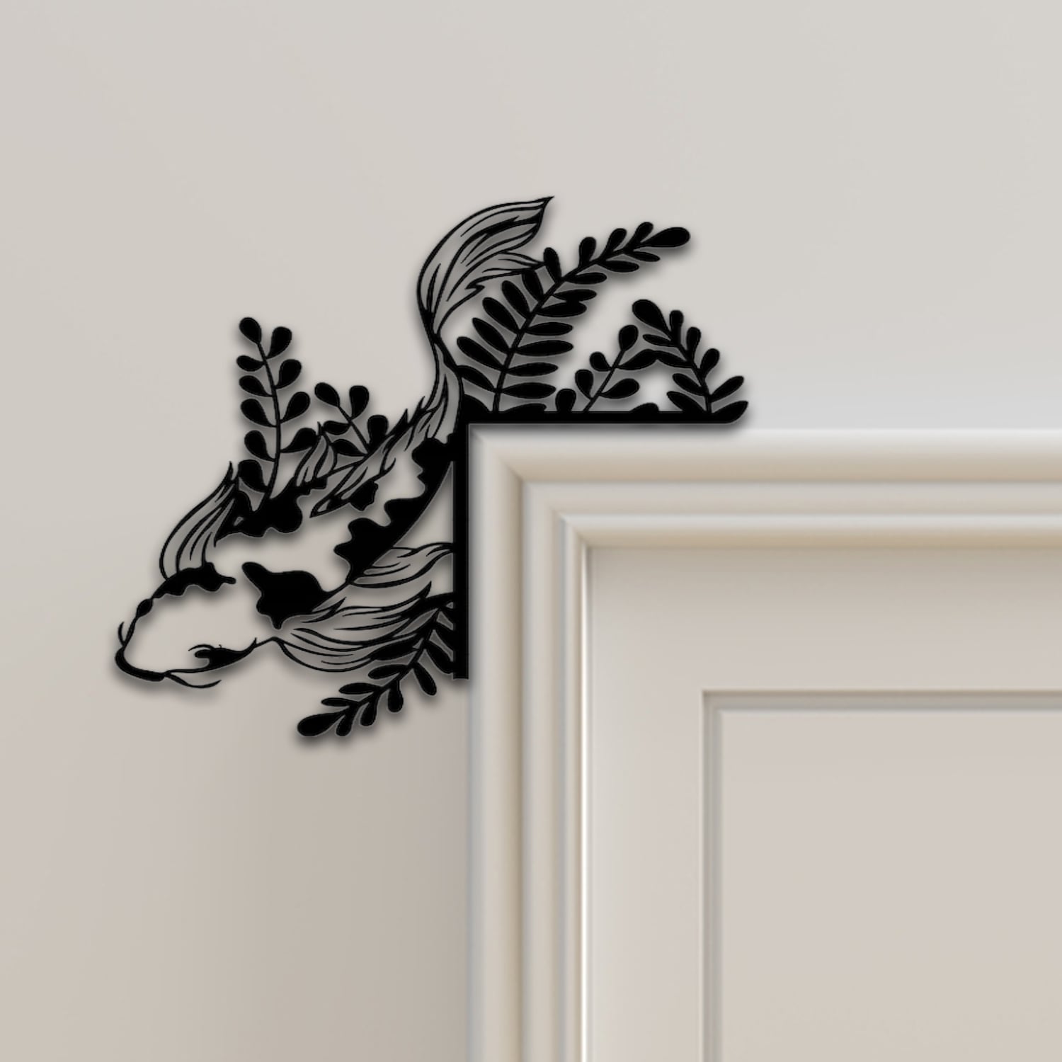 Fish Door Corner Decor 3d model