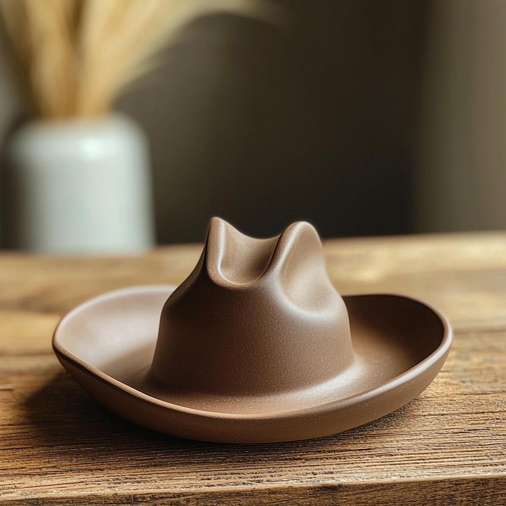 Cowboy Hat Tray – Western-Inspired Accent for Organized Living 3d model