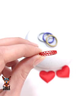 Thousand Hearts Ring 3d model