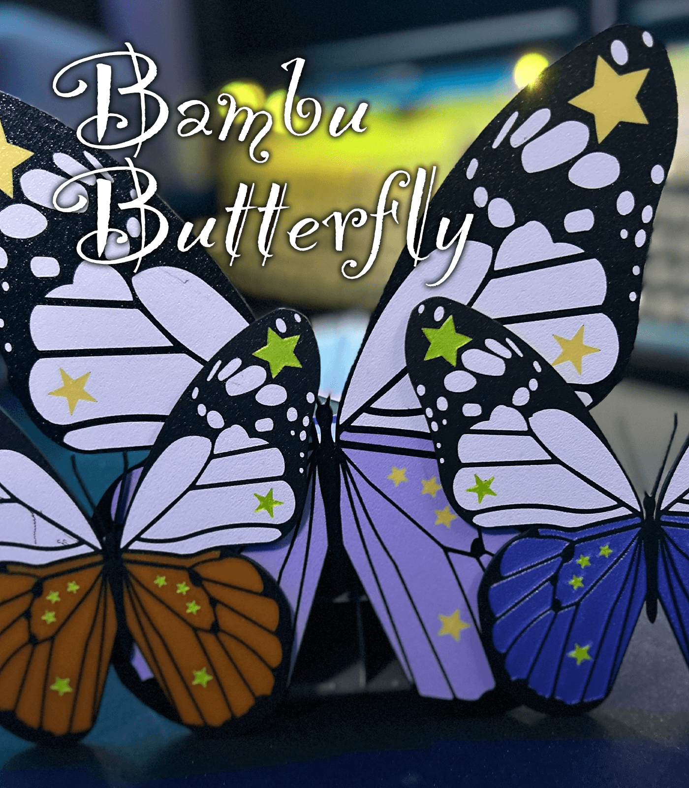 Bambu Butterfly 3d model