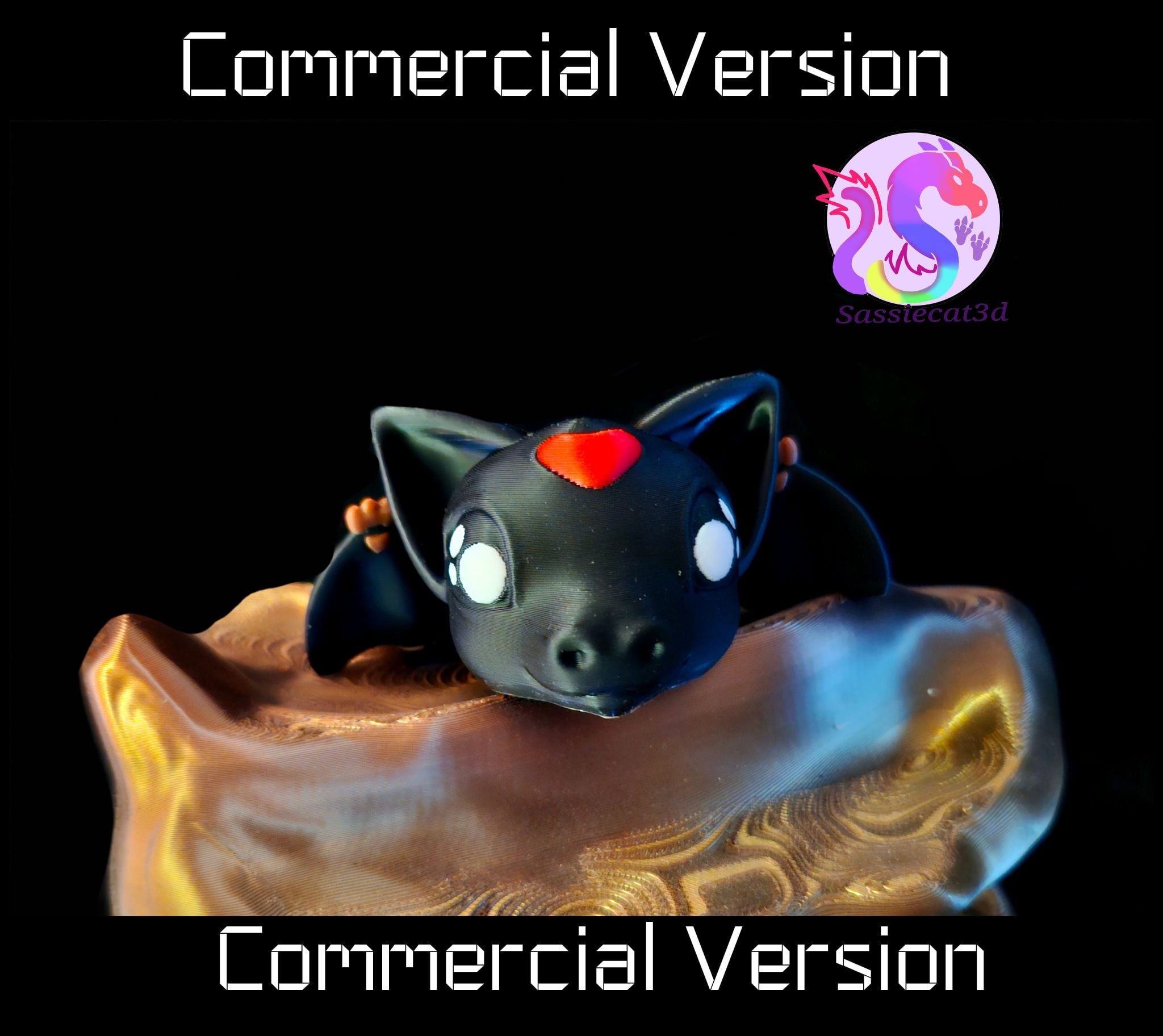 Hatchling Love Bat (Commercial Use) 3d model