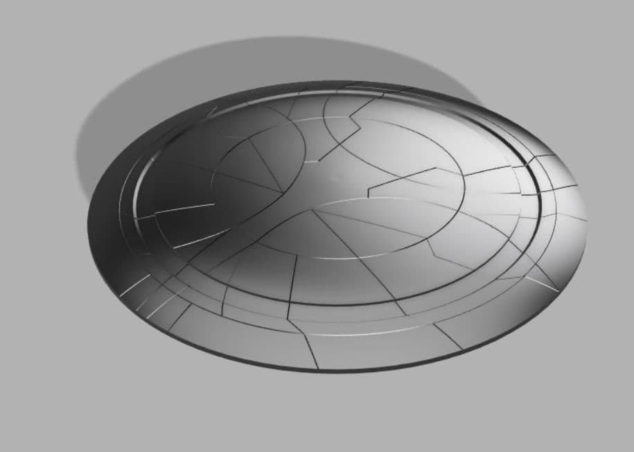 Taskmaster Shield 3d model