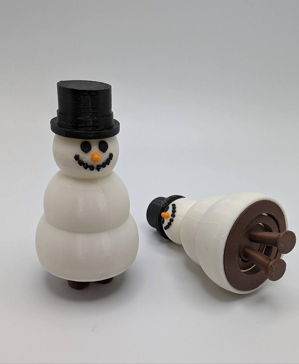 Jumpy Snowman 3d model