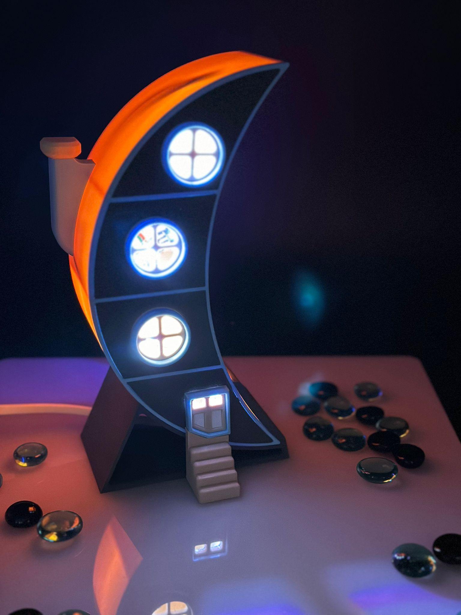 Moon Lamp House 3d model