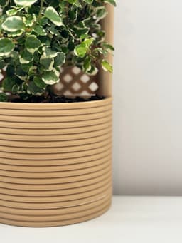Modular Planter with Infinite Trellis – Stackable System with Water Reservoir & Assembly 3d model