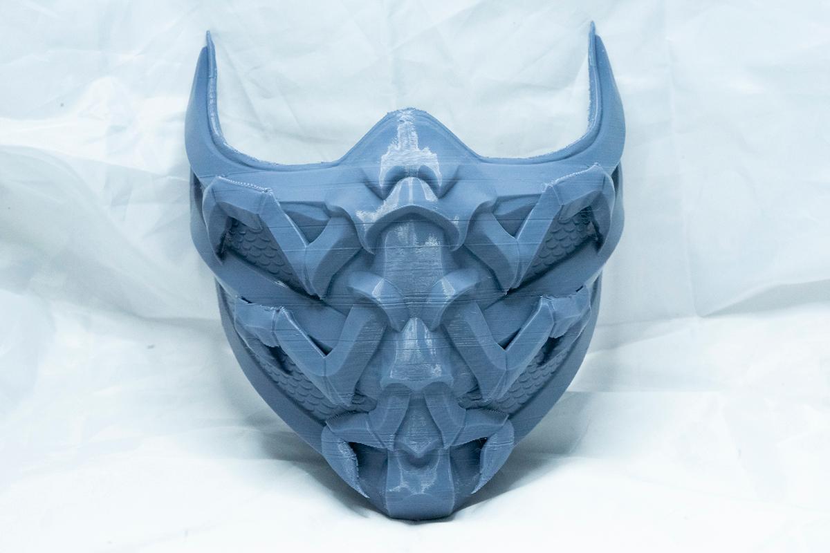 Mortal Kombat - Scorpion Mask Cosplay Mask 3d model