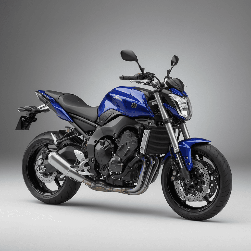 Yamaha FZ1 Naked Sport Motorcycle 3d model
