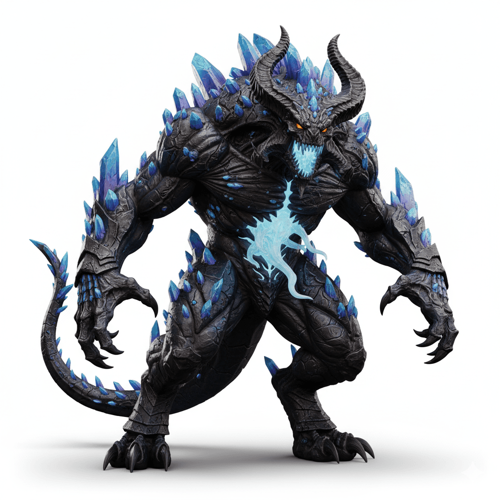Fantasy Creature : Abyss Beast Horror Creature Monster 3d model