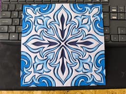 Portuguese Tile to 3D Print 3d model