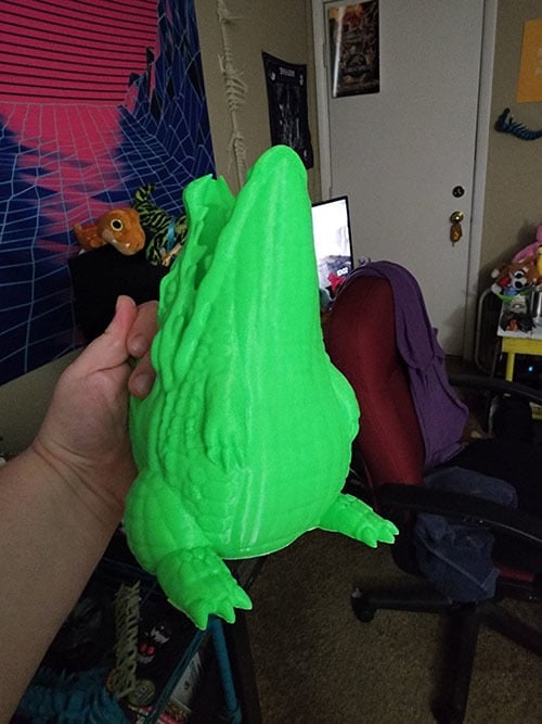 Gator Pen Cup (Print in place) 3d model
