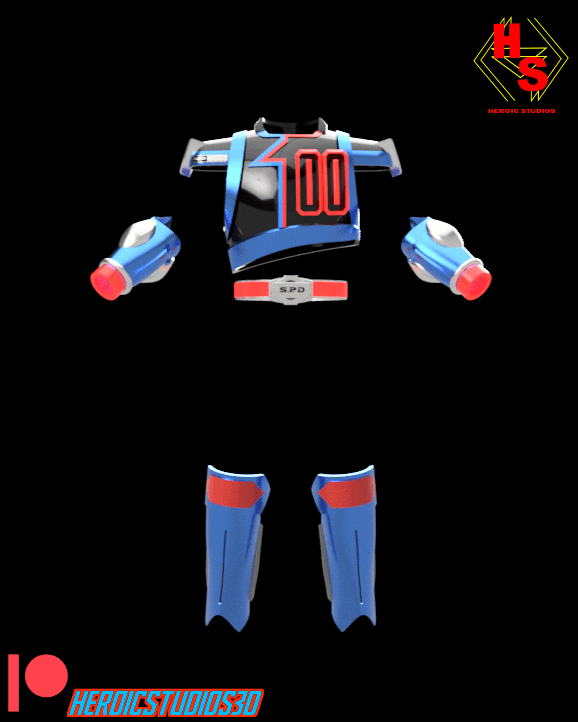 Shadow Ranger Armor Set 3d model