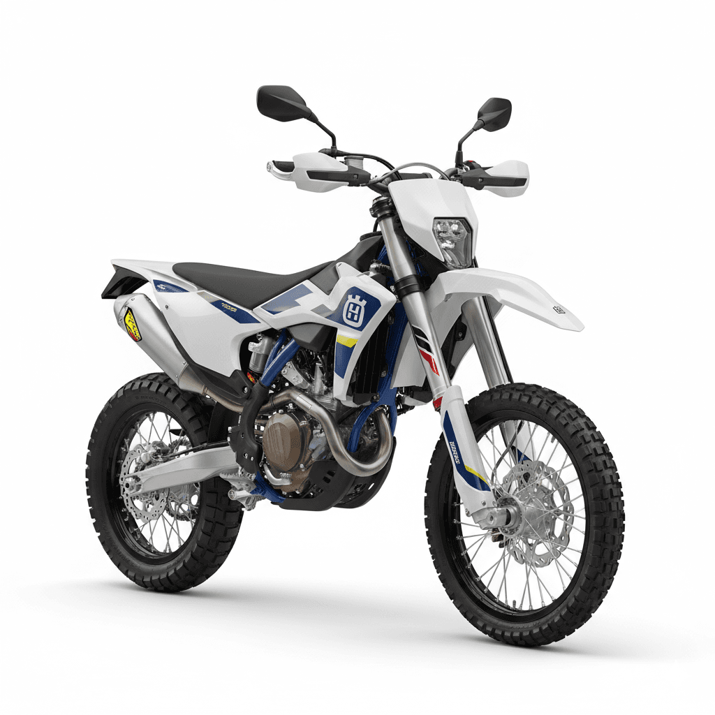 Husqvarna TC125 Motocross Dirt Bike 3d model