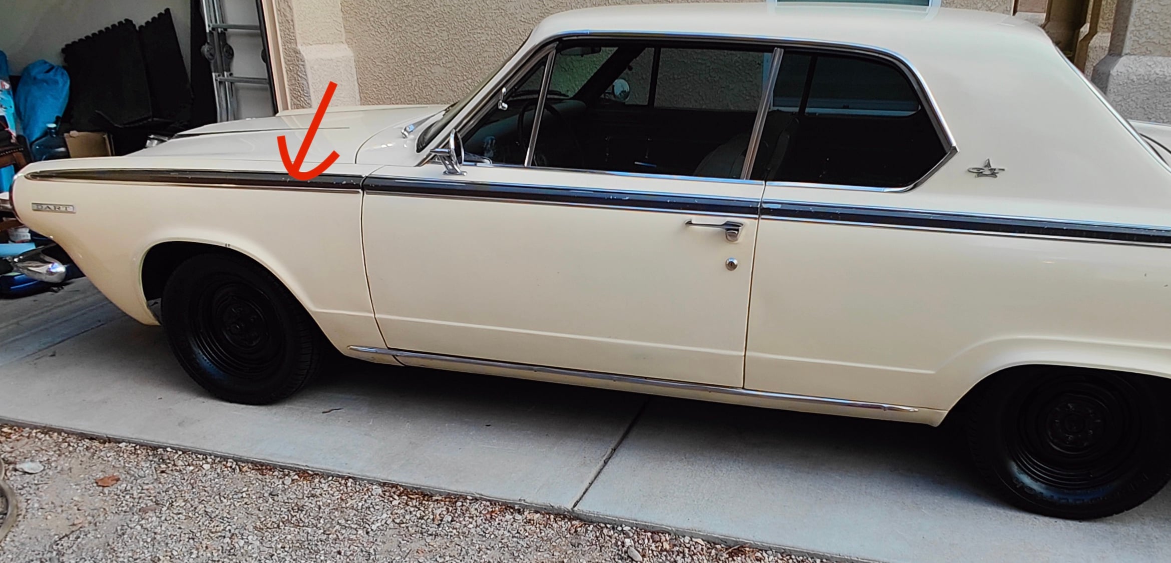 DODGE PLYMOUTH A BODY TRIM CLIP 3d model