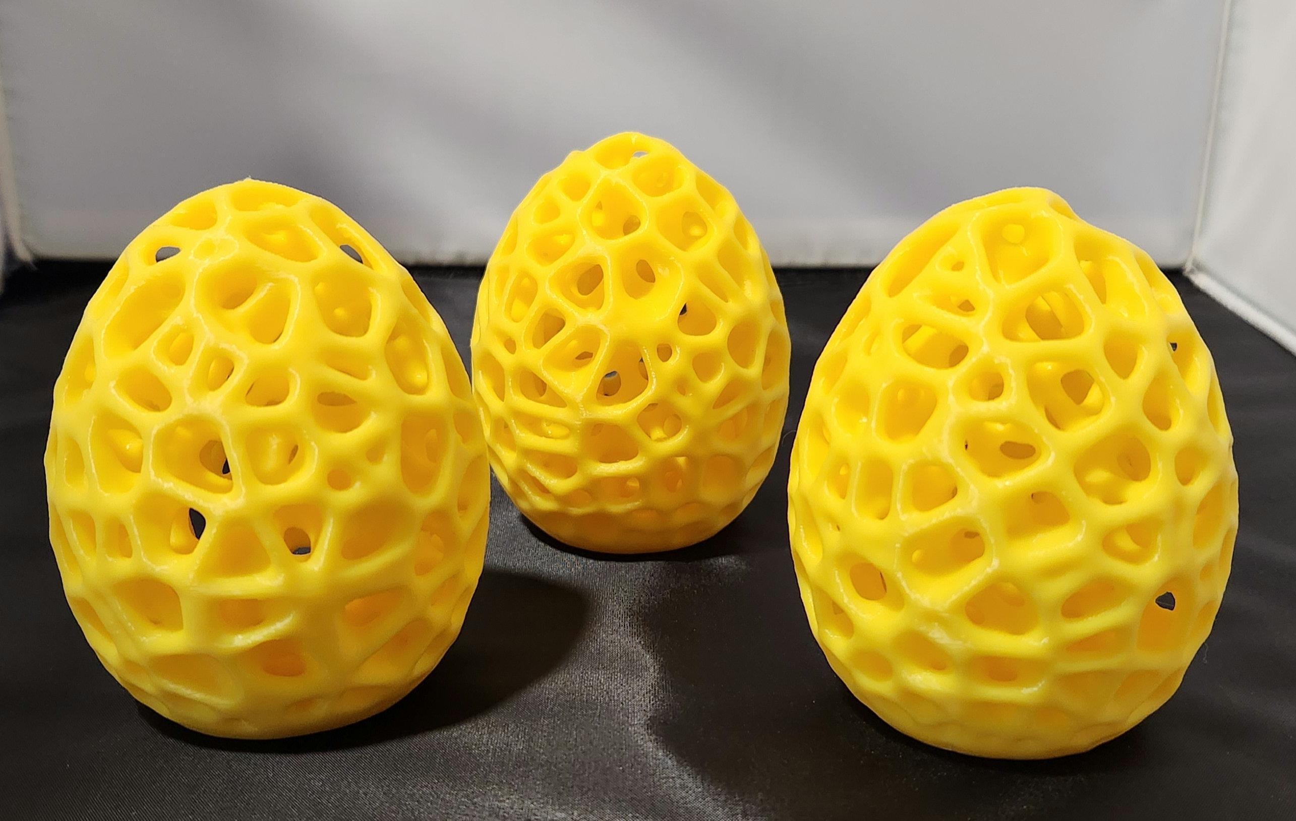 Three Stochastic Easter Eggs 3d model