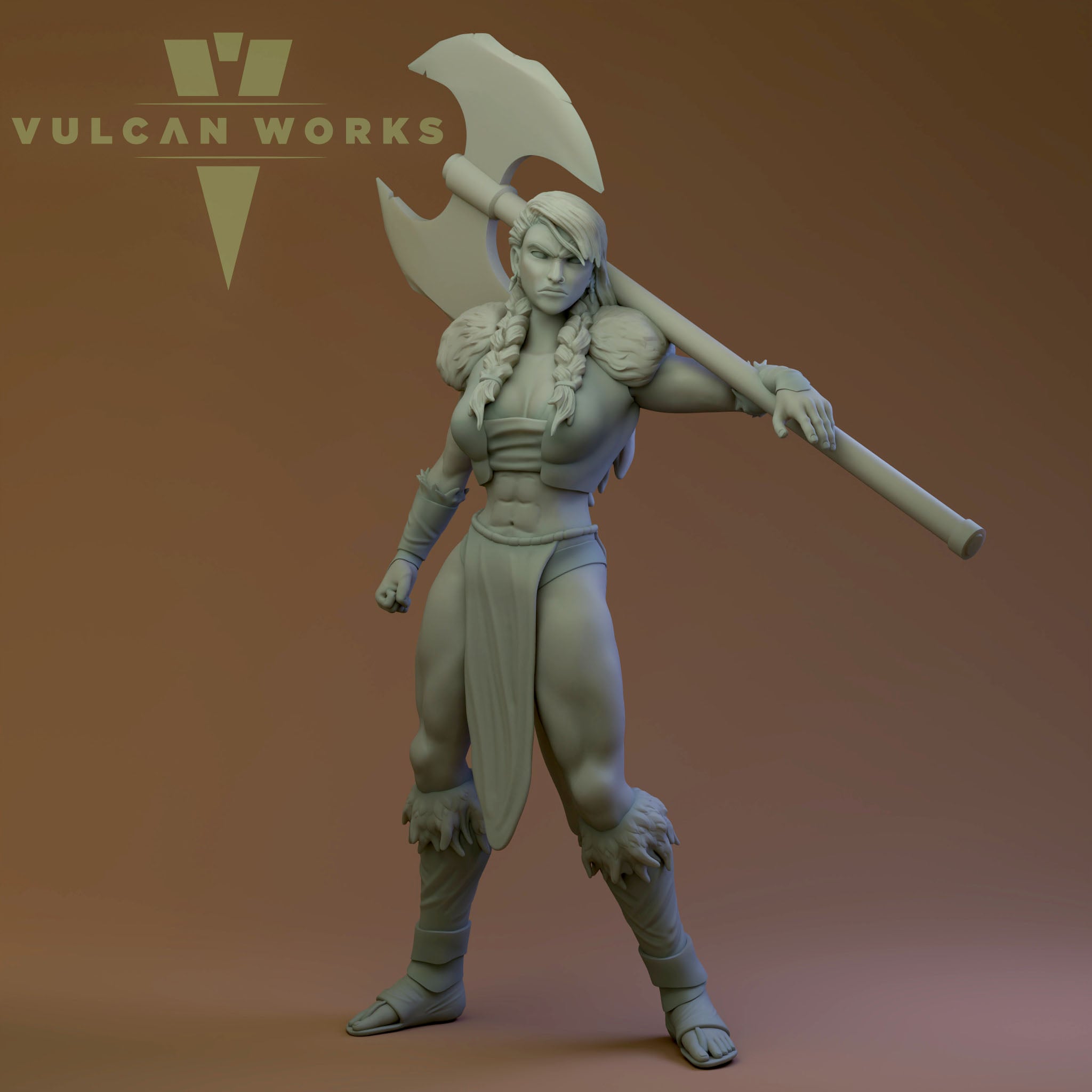 Jorrun Sorrendottr | Human Barbarian 3d model