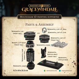 Warsmith Scroll Holder 3d model