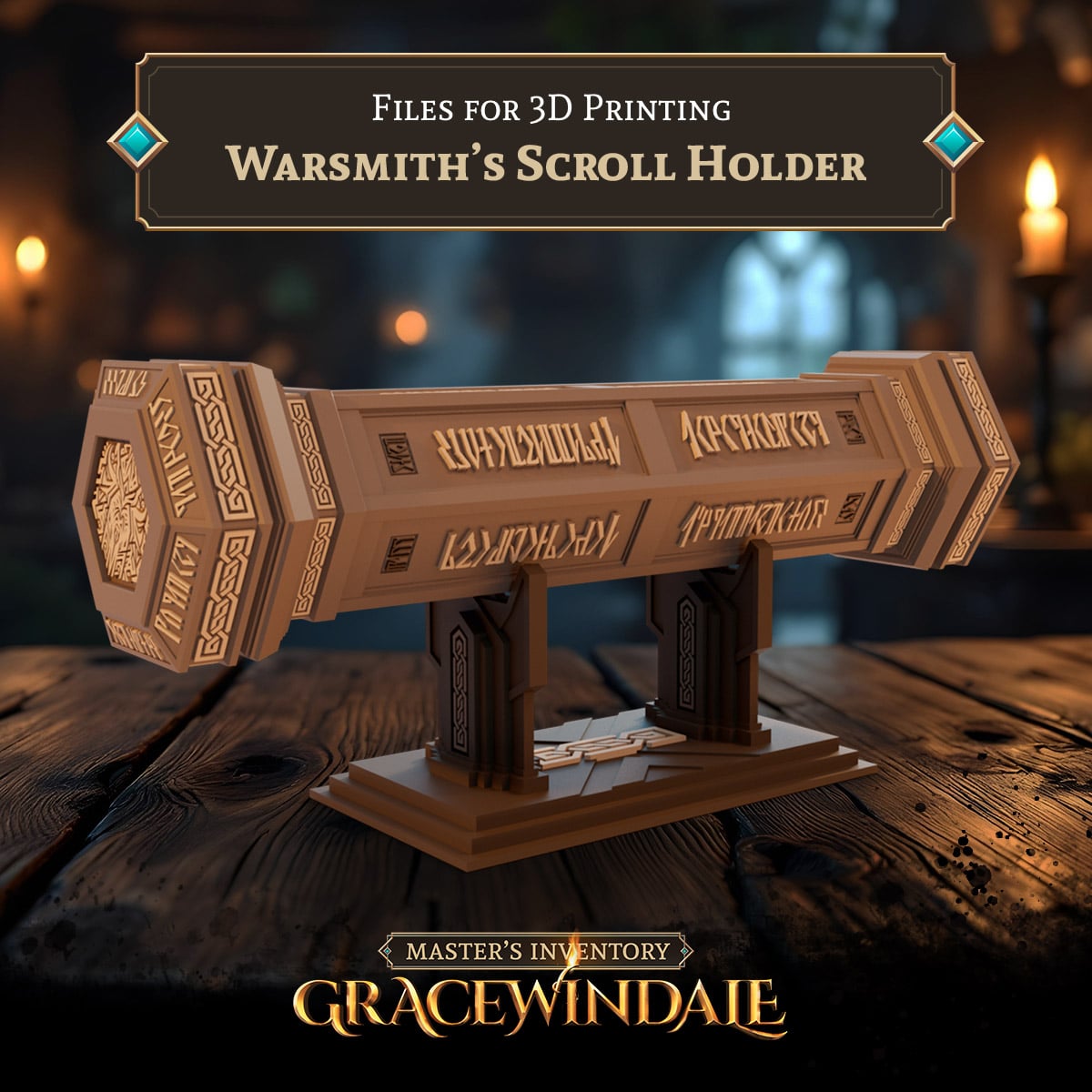 Warsmith Scroll Holder 3d model
