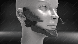 Cyborg Jaws armor V4 3d model