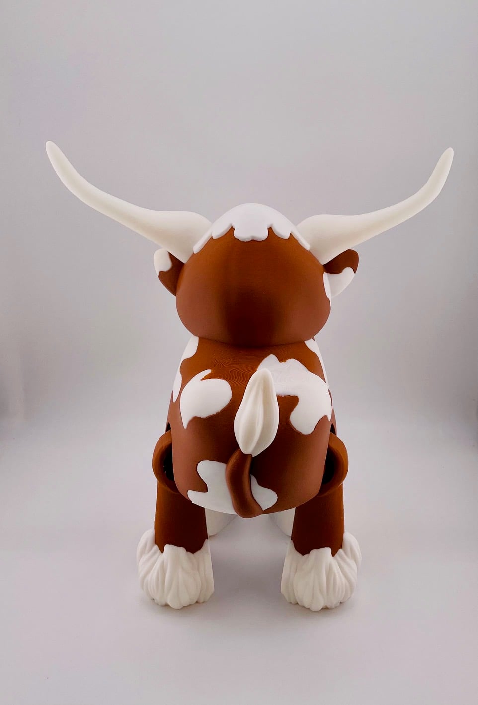 Longhorn Cow Flexi 3d model