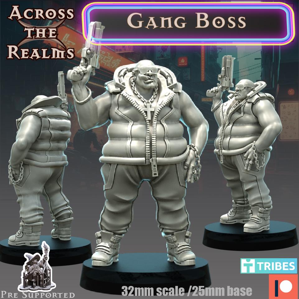 Fat Gang Boss.stl 3d model