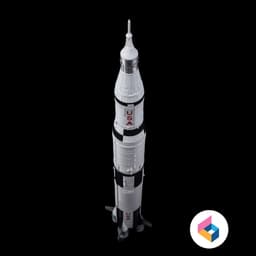 Saturn V 3d model