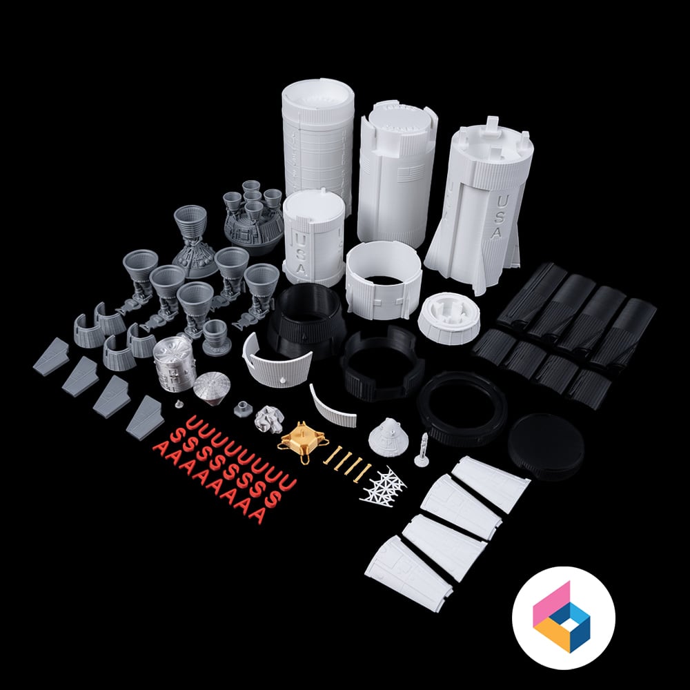 Saturn V 3d model