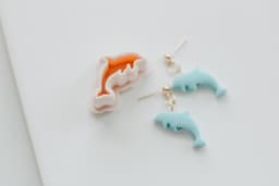 Dolphin Bead Clay Cutter 3d model