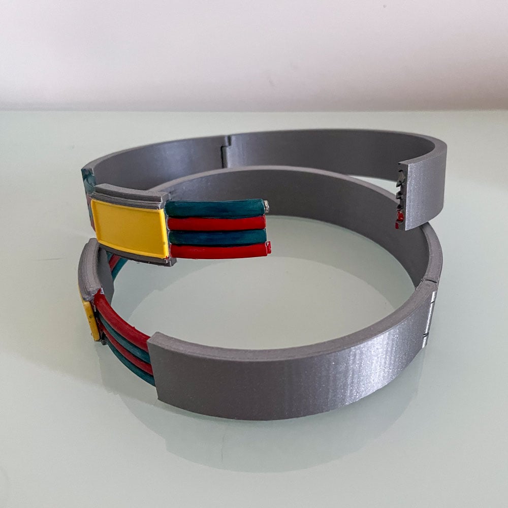 Death Game Collar Cosplay 3d model